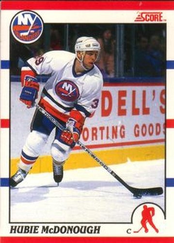#222 Hubie McDonough - New York Islanders - 1990-91 Score Canadian Hockey