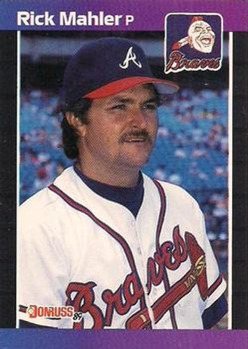 #222 Rick Mahler - Atlanta Braves - 1989 Donruss Baseball