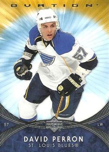 #222 David Perron - David Perron - 2007-08 Upper Deck Ovation Hockey