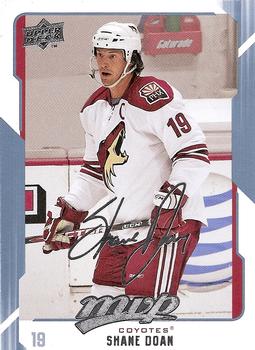 #222 Shane Doan - Phoenix Coyotes - 2008-09 Upper Deck MVP Hockey