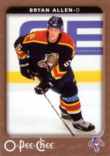 #222 Bryan Allen - Florida Panthers - 2006-07 O-Pee-Chee Hockey