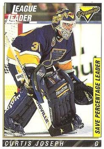 #222 Curtis Joseph - St. Louis Blues - 1993-94 Topps Premier Hockey