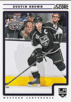 #222 Dustin Brown - Los Angeles Kings - 2012-13 Score Hockey