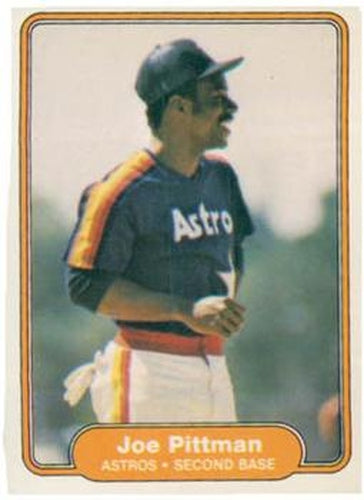 #222 Joe Pittman - Houston Astros - 1982 Fleer Baseball