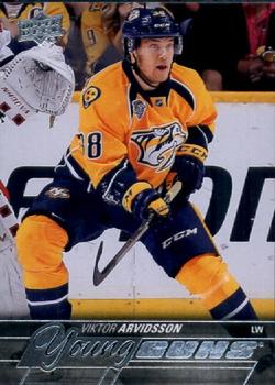 #222 Viktor Arvidsson - Nashville Predators - 2015-16 Upper Deck Hockey