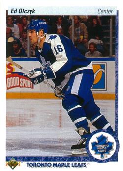 #222 Ed Olczyk - Toronto Maple Leafs - 1990-91 Upper Deck Hockey