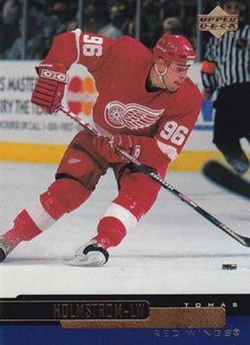 #222 Tomas Holmstrom - Detroit Red Wings - 1999-00 Upper Deck Hockey