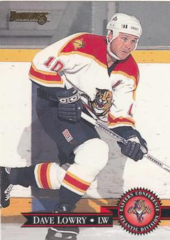 #222 Dave Lowry - Florida Panthers - 1995-96 Donruss Hockey