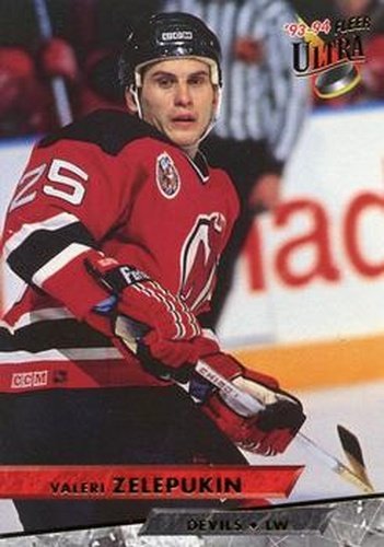 #222 Valeri Zelepukin - New Jersey Devils - 1993-94 Ultra Hockey