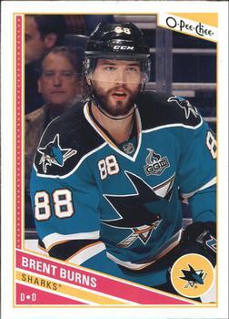 #222 Brent Burns - San Jose Sharks - 2013-14 O-Pee-Chee Hockey