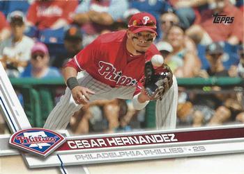 #222 Cesar Hernandez - Philadelphia Phillies - 2017 Topps Baseball