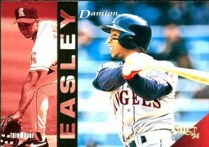 #222 Damion Easley - California Angels - 1994 Select Baseball