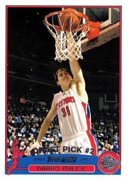#222 Darko Milicic - Detroit Pistons - 2003-04 Topps Basketball