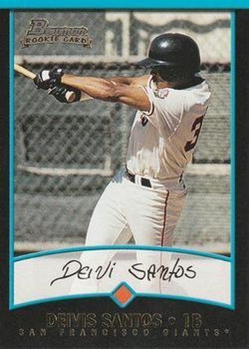 #222 Deivis Santos - San Francisco Giants - 2001 Bowman Baseball