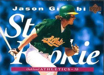#222 Jason Giambi - Oakland Athletics - 1995 Upper Deck Baseball