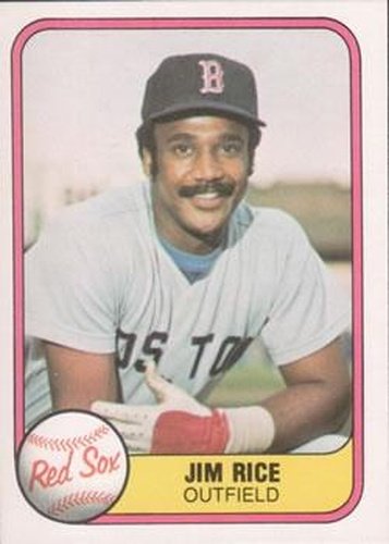#222 Jim Rice - Boston Red Sox - 1981 Fleer Baseball