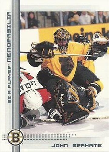 #222 John Grahame - Boston Bruins - 2000-01 Be a Player Memorabilia Hockey