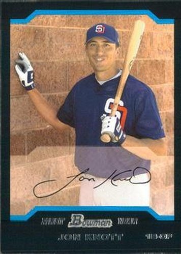#222 Jon Knott - San Diego Padres - 2004 Bowman Baseball