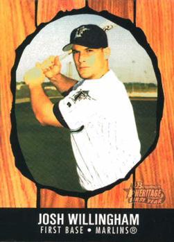 #222 Josh Willingham - Florida Marlins - 2003 Bowman Heritage Baseball