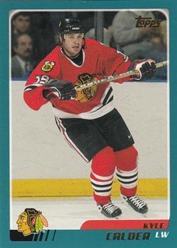 #222 Kyle Calder - Chicago Blackhawks - 2003-04 Topps Hockey