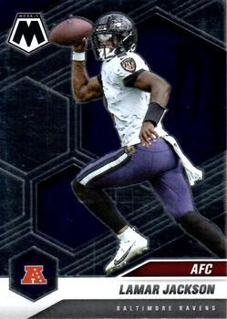 #222 Lamar Jackson - Baltimore Ravens - 2021 Panini Mosaic Football