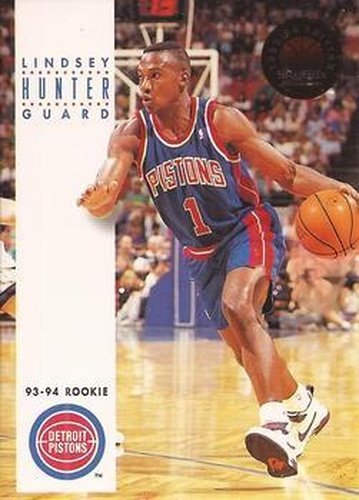 #222 Lindsey Hunter - Detroit Pistons - 1993-94 SkyBox Premium Basketball