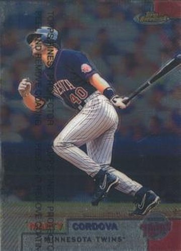 #222 Marty Cordova - Minnesota Twins - 1999 Finest Baseball