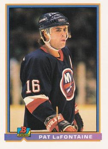 #222 Pat LaFontaine - New York Islanders - 1991-92 Bowman Hockey