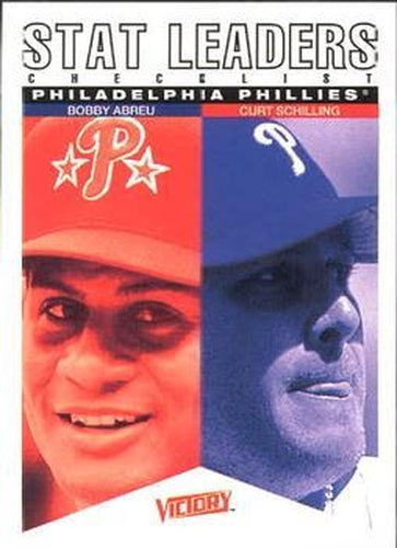 #222 Bobby Abreu / Curt Schilling - Philadelphia Phillies - 2000 Upper Deck Victory Baseball