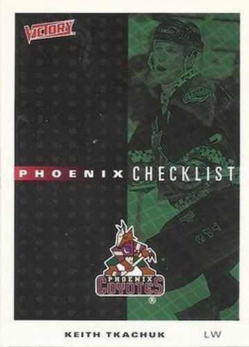 #222 Coyotes Checklist - Phoenix Coyotes - 1999-00 Upper Deck Victory Hockey