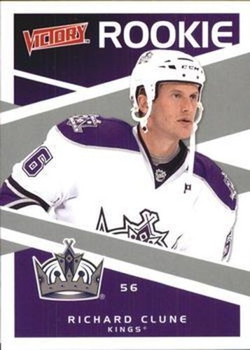 #222 Richard Clune - Los Angeles Kings - 2010-11 Upper Deck Victory Hockey
