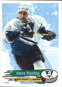 #222 Steve Rucchin - Anaheim Mighty Ducks - 1995-96 Panini Hockey Stickers