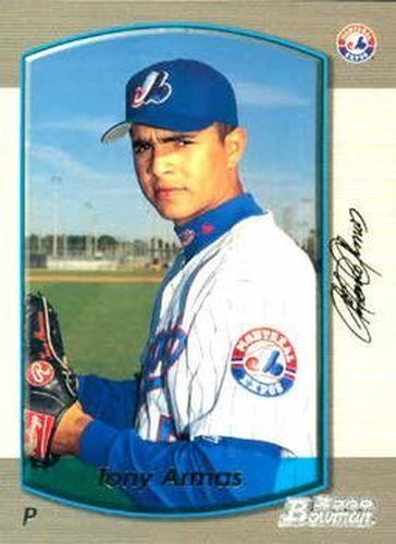 #222 Tony Armas - Montreal Expos - 2000 Bowman Baseball