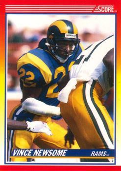 #222 Vince Newsome - Los Angeles Rams - 1990 Score Football