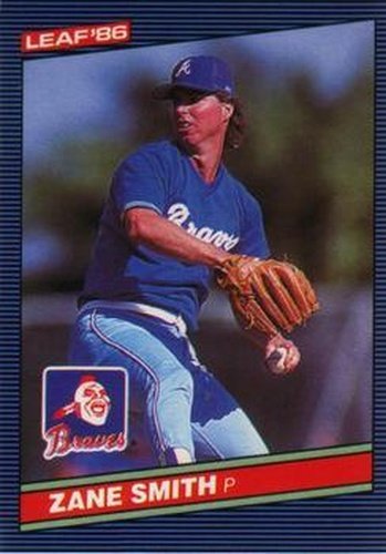 #222 Zane Smith - Atlanta Braves - 1986 Leaf Baseball