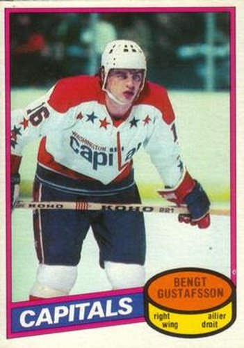 #222 Bengt Gustafsson - Washington Capitals - 1980-81 O-Pee-Chee Hockey