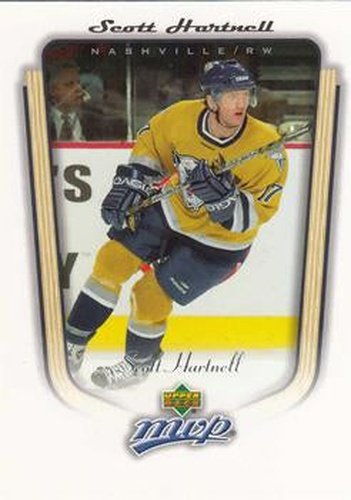 #222 Scott Hartnell - Nashville Predators - 2005-06 Upper Deck MVP Hockey