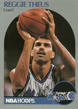 #222 Reggie Theus - Orlando Magic - 1990-91 Hoops Basketball
