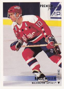 #222 Kelly Miller - Washington Capitals - 1994-95 O-Pee-Chee Premier Hockey