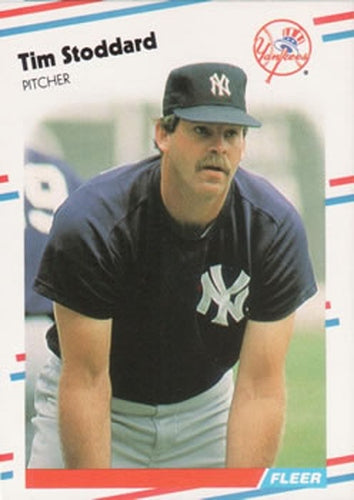 #222 Tim Stoddard - New York Yankees - 1988 Fleer Baseball