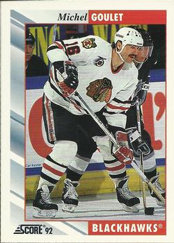 #222 Michel Goulet - Chicago Blackhawks - 1992-93 Score USA Hockey