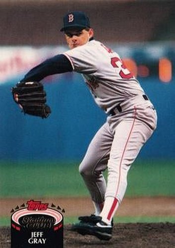 #222 Jeff Gray - Boston Red Sox - 1992 Stadium Club Baseball