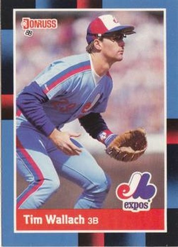 #222 Tim Wallach - Montreal Expos - 1988 Donruss Baseball