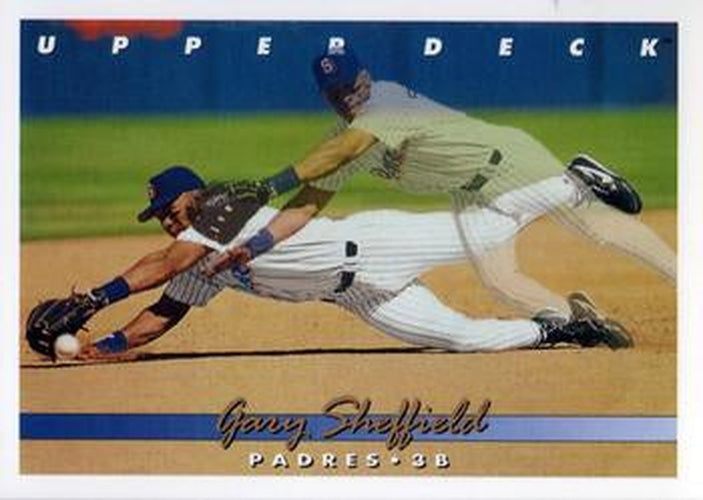 #222 Gary Sheffield - San Diego Padres - 1993 Upper Deck Baseball