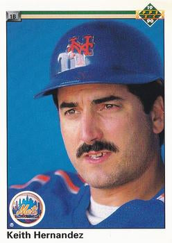 #222 Keith Hernandez - New York Mets - 1990 Upper Deck Baseball