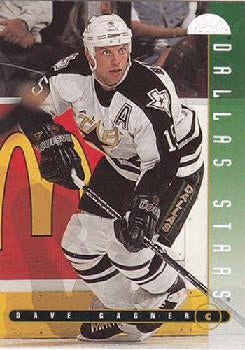 #222 Dave Gagner - Dallas Stars - 1995-96 Leaf Hockey