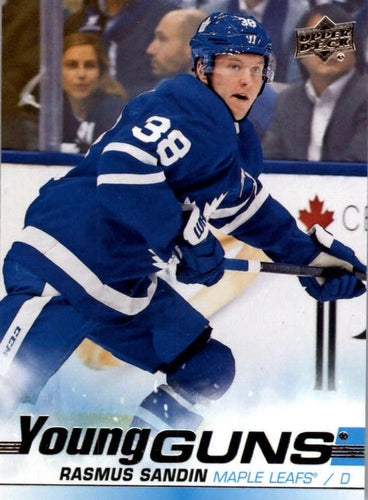 #222 Rasmus Sandin - Toronto Maple Leafs - 2019-20 Upper Deck Hockey