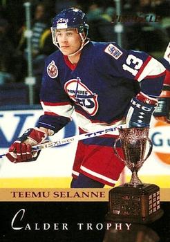 #222 Teemu Selanne - Winnipeg Jets - 1993-94 Pinnacle Hockey
