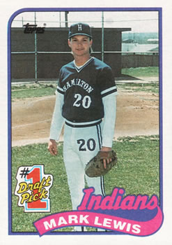 #222 Mark Lewis - Cleveland Indians - 1989 Topps Baseball