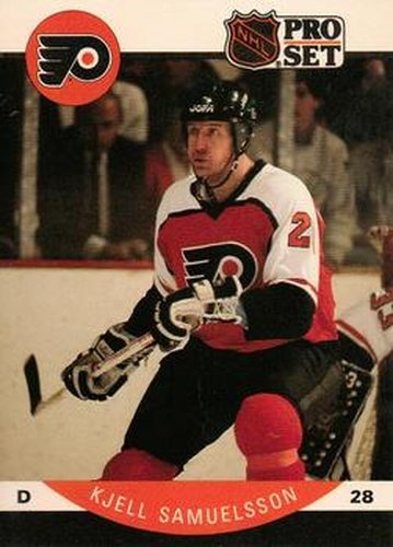 #222 Kjell Samuelsson - Philadelphia Flyers - 1990-91 Pro Set Hockey